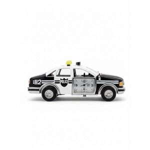 Vintage Die Cast Police Car Waterbury Clock Co Quartz Made Japan (Needs Battery)